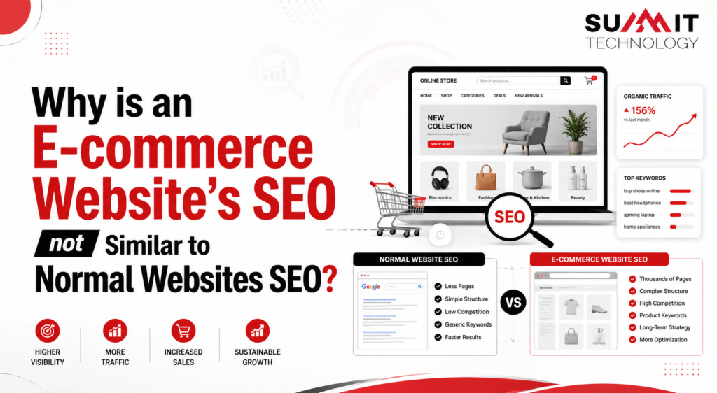 Why is an E-commerce Website’s SEO not Similar to Normal Websites SEO